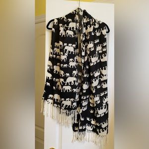 Elephant Scarf. Never Worn